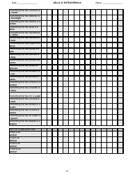 Ablls-R Intraverbals Tracking Sheet Templates, Page 15