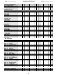 Ablls-R Intraverbals Tracking Sheet Templates, Page 17