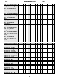 Ablls-R Intraverbals Tracking Sheet Templates, Page 18