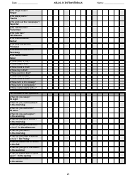Ablls-R Intraverbals Tracking Sheet Templates, Page 23
