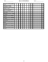 Ablls-R Intraverbals Tracking Sheet Templates, Page 26