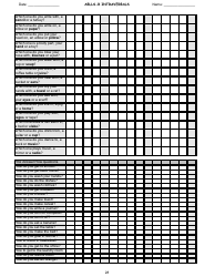 Ablls-R Intraverbals Tracking Sheet Templates, Page 28