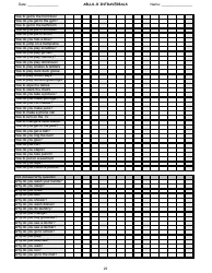 Ablls-R Intraverbals Tracking Sheet Templates, Page 29