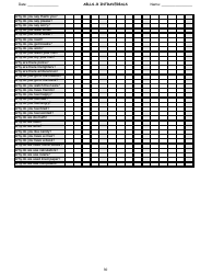 Ablls-R Intraverbals Tracking Sheet Templates, Page 30
