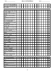 Ablls-R Intraverbals Tracking Sheet Templates, Page 32