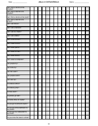 Ablls-R Intraverbals Tracking Sheet Templates, Page 33