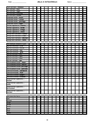 Ablls-R Intraverbals Tracking Sheet Templates, Page 35