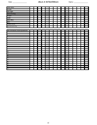 Ablls-R Intraverbals Tracking Sheet Templates, Page 37