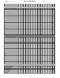 Ablls-R Intraverbals Tracking Sheet Templates, Page 38