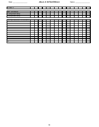 Ablls-R Intraverbals Tracking Sheet Templates, Page 39