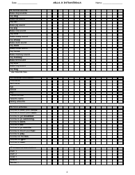 Ablls-R Intraverbals Tracking Sheet Templates, Page 3