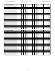 Ablls-R Intraverbals Tracking Sheet Templates, Page 45
