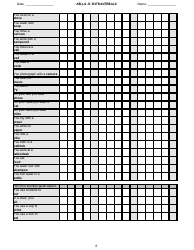 Ablls-R Intraverbals Tracking Sheet Templates, Page 6