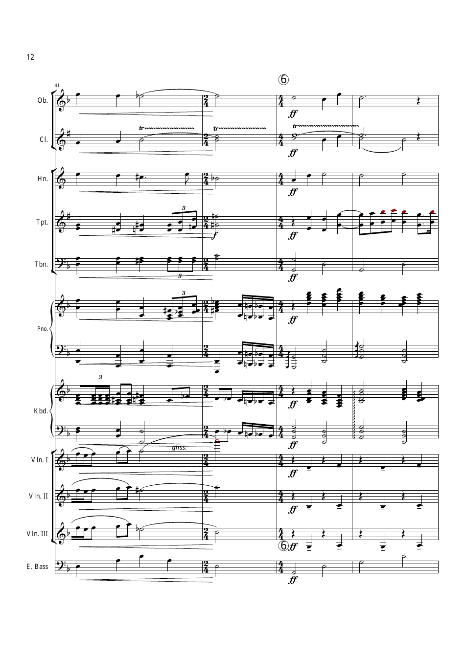 Via Dolorosa Sheet Music for Orchestra, Page 11