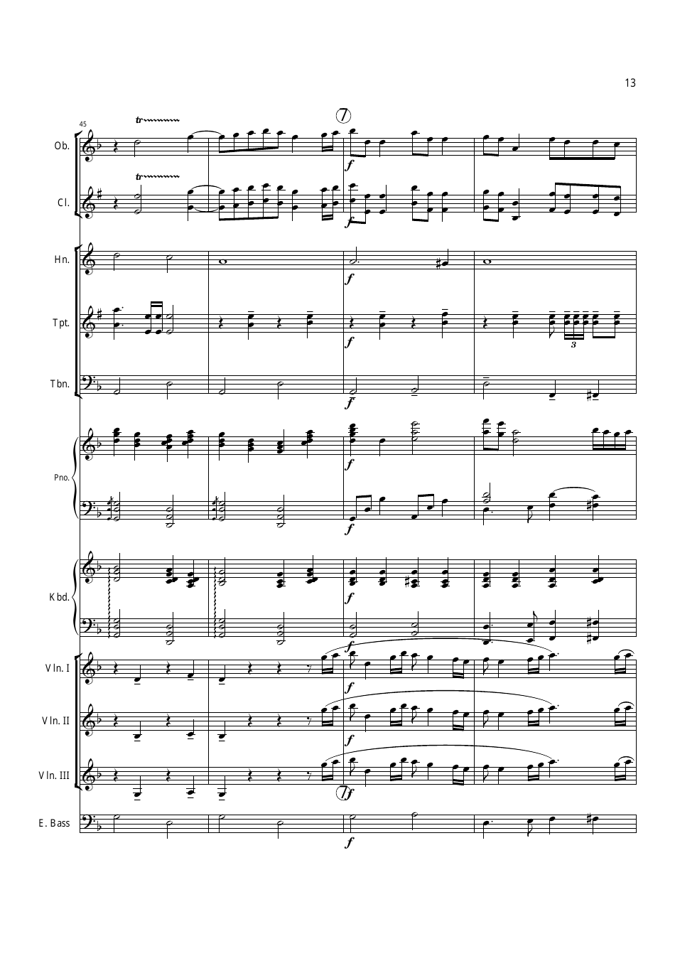 Via Dolorosa Sheet Music for Orchestra, Page 12