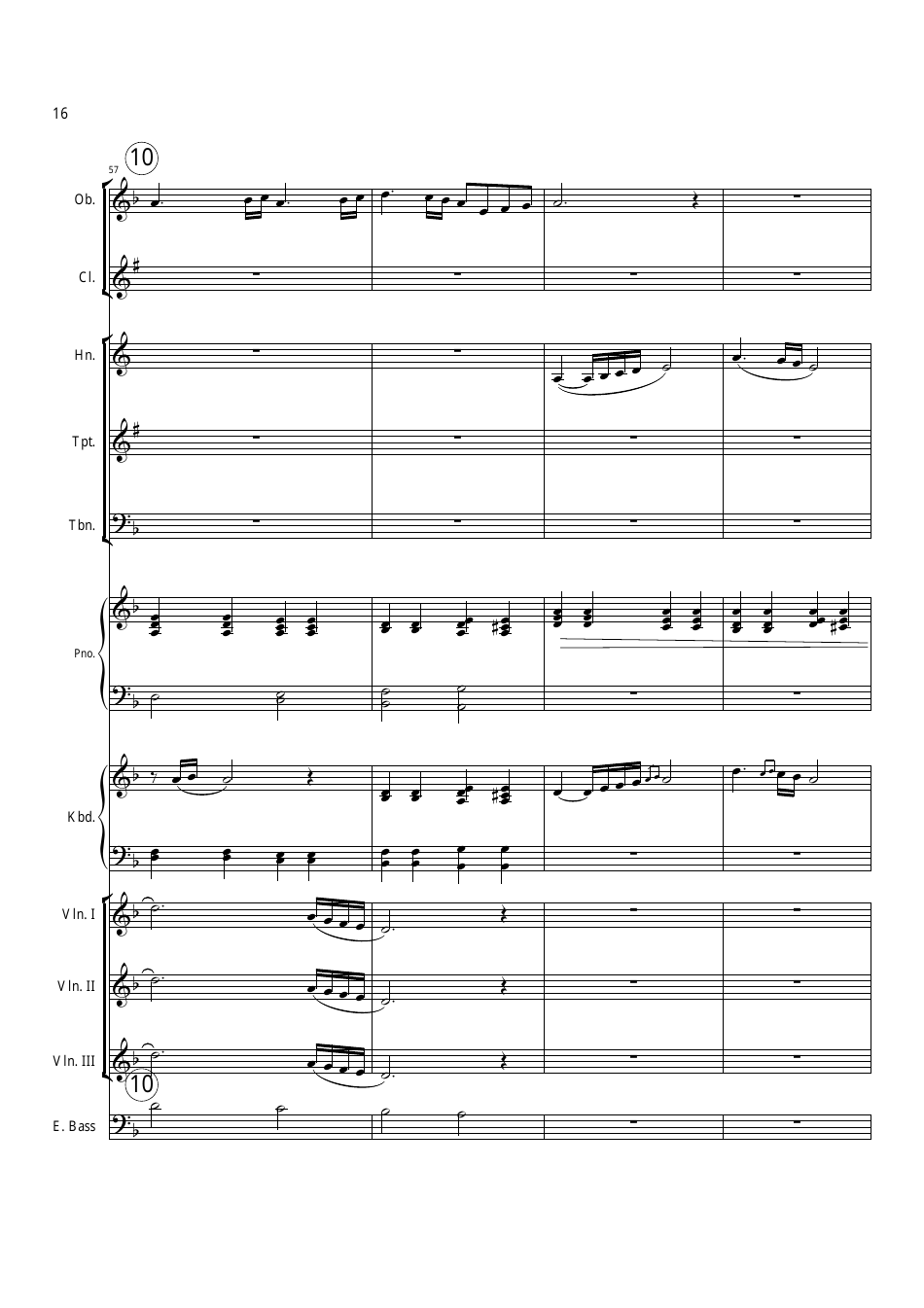 Via Dolorosa Sheet Music for Orchestra, Page 15
