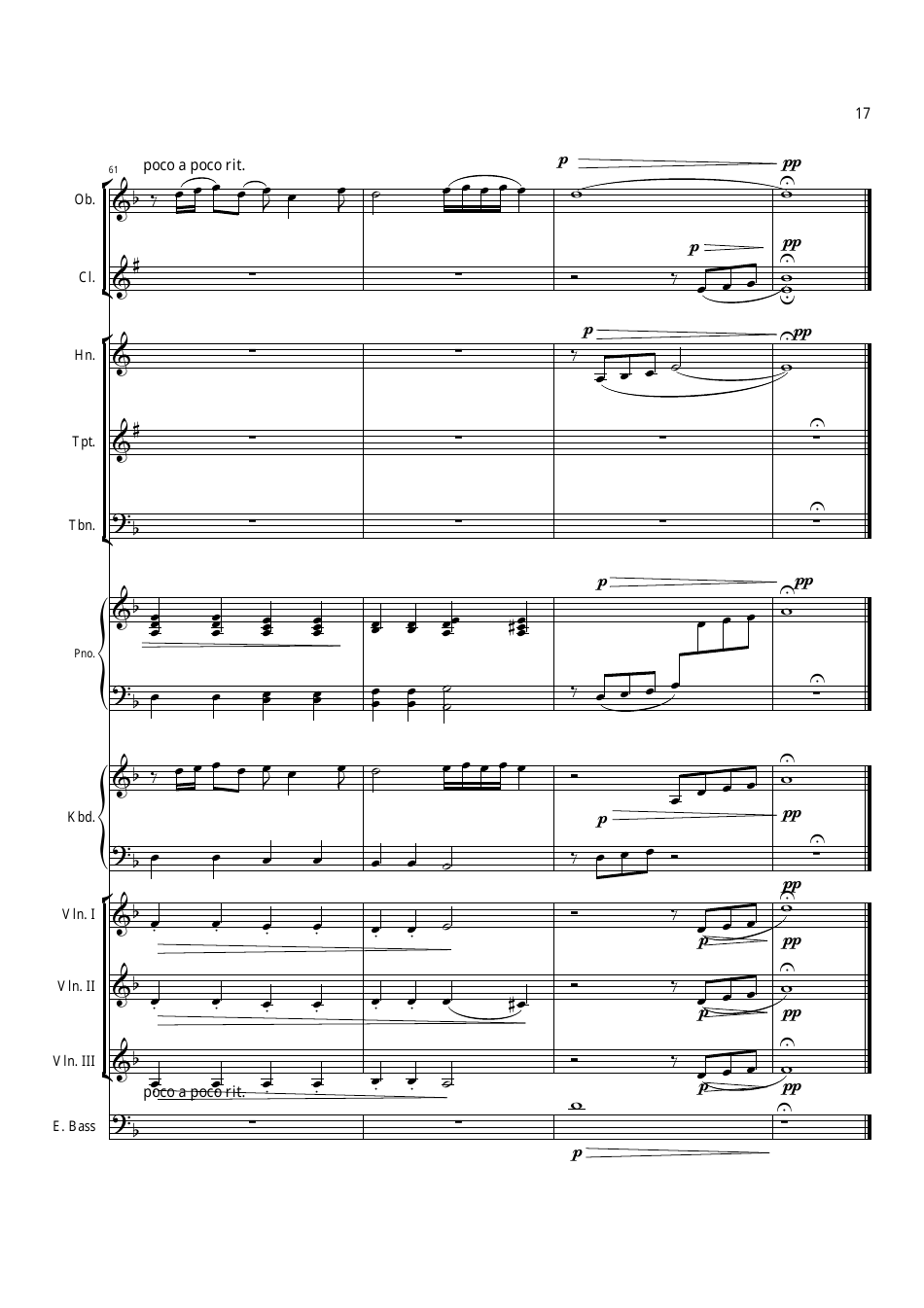 Via Dolorosa Sheet Music for Orchestra, Page 16