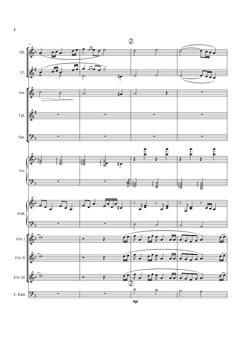 Via Dolorosa Sheet Music for Orchestra, Page 5