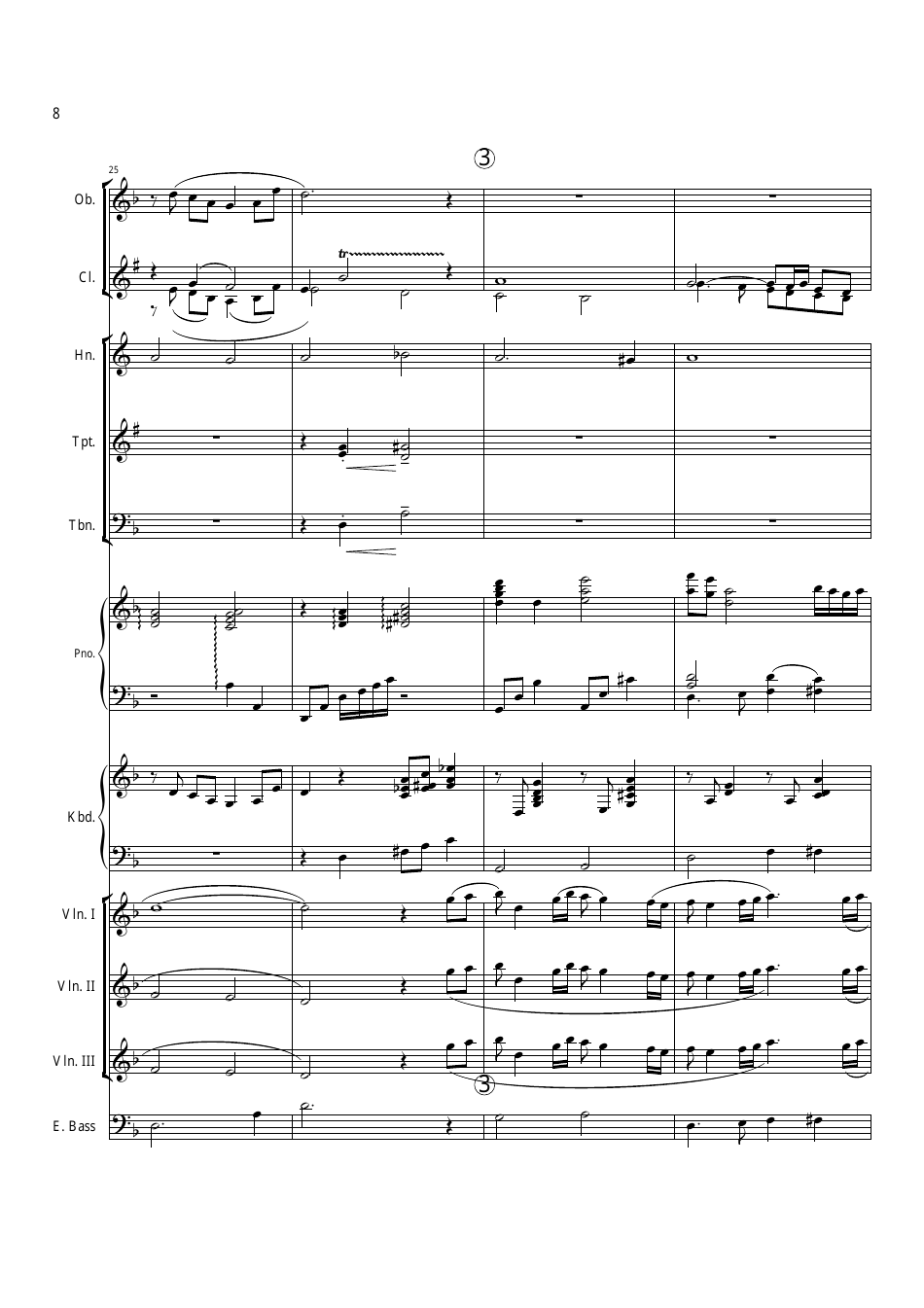 Via Dolorosa Sheet Music for Orchestra, Page 7