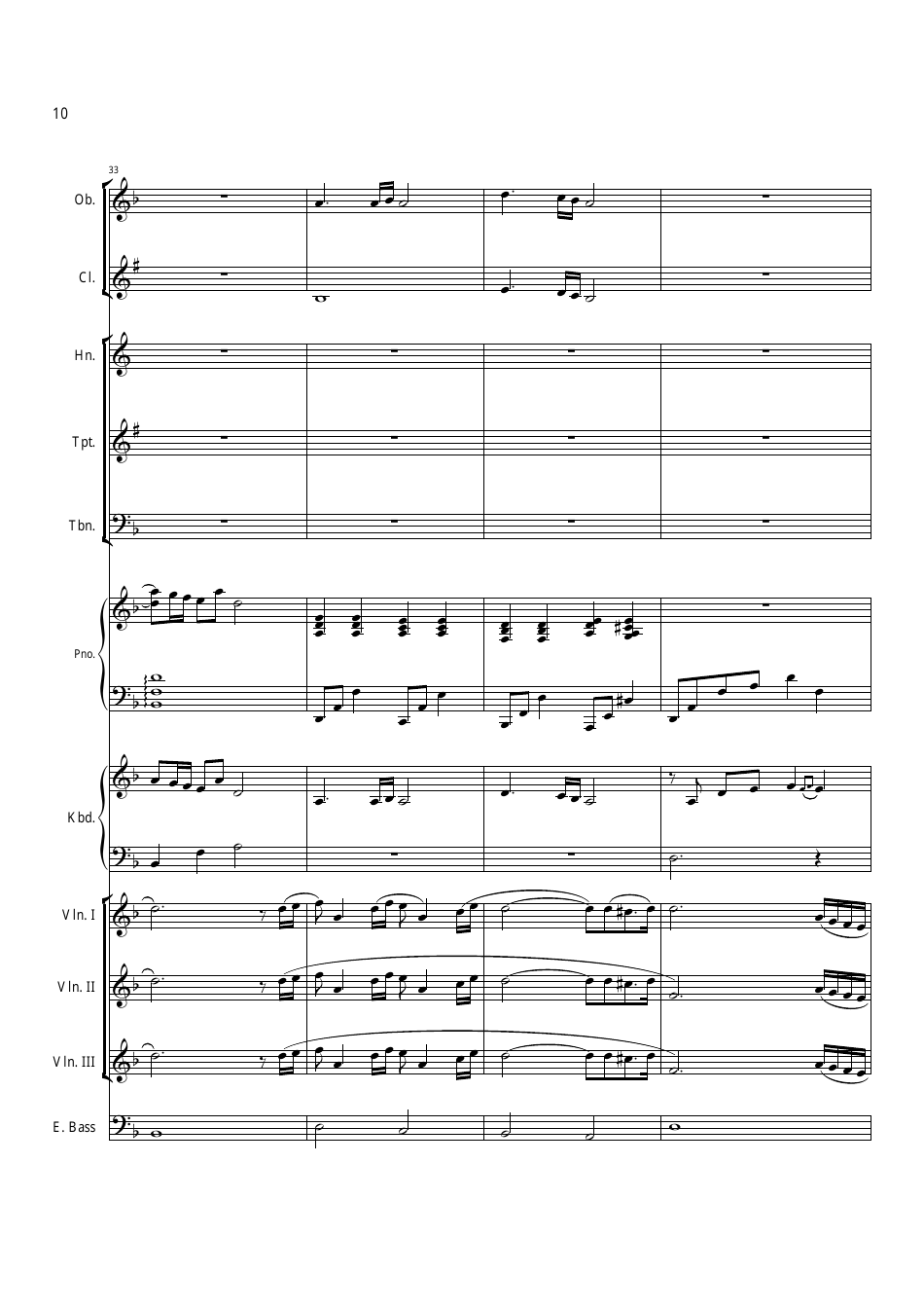 Via Dolorosa Sheet Music for Orchestra, Page 9