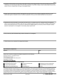 IRS Form 14652 (EN-SP) Civil Rights Complaint, Page 2
