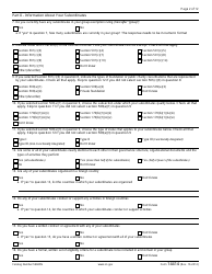 IRS Form 14414 Group Rulings Questionnaire, Page 2