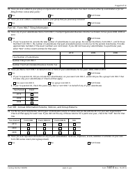 IRS Form 14414 Group Rulings Questionnaire, Page 8