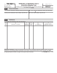 IRS Form 706-GS(D-1) Notification of Distribution From a Generation-Skipping Trust, Page 2