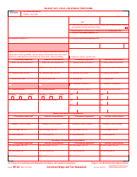 IRS Form W-2C &quot;Corrected Wage and Tax Statement&quot;, Page 2