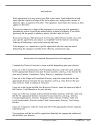 IRS Form 907 Agreement to Extend the Time to Bring Suit, Page 2