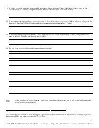 IRS Form 12508 Questionnaire for Non-requesting Spouse, Page 3