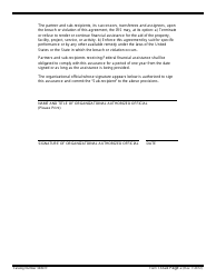 IRS Form 13324 Internal Revenue Service Civil Rights Assurance for Subrecipients Under Spec Partnership Agreements, Page 2