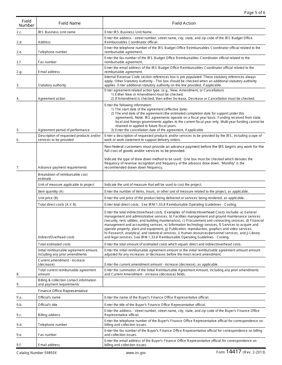 IRS Form 14417 - Fill Out, Sign Online And Download Fillable PDF ...