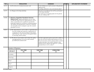 Form CMS-437 Psychiatric Unit Criteria Worksheet, Page 6