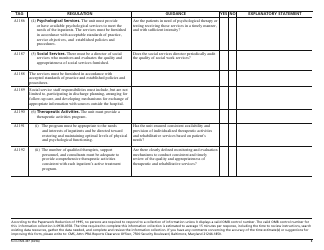 Form CMS-437 Psychiatric Unit Criteria Worksheet, Page 8