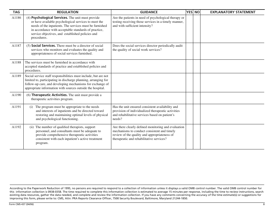 Form CMS-437 - Fill Out, Sign Online and Download Fillable PDF ...