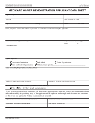 Form CMS-10069 Medicare Waiver Demonstration Application, Page 2