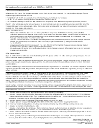 IRS Form 911 Request for Taxpayer Advocate Service Assistance (And Application for Taxpayer Assistance Order), Page 3