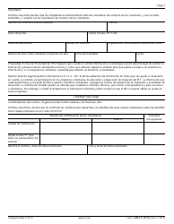 IRS Formulario 13615 (PR) Acuerdo Voluntario Estandares De Conducta - Programa Vita/Tce (Puerto Rican Spanish), Page 2