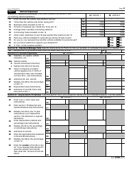 IRS Form 2106 Employee Business Expenses, Page 2