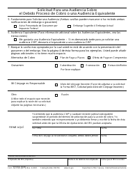 IRS Formulario 12153 (SP) Solicitud Para Una Audiencia Sobre El Debido Proceso De Cobro O Una Audiencia Equivalente (Spanish), Page 2
