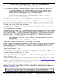 IRS Formulario 12153 (SP) Solicitud Para Una Audiencia Sobre El Debido Proceso De Cobro O Una Audiencia Equivalente (Spanish), Page 3