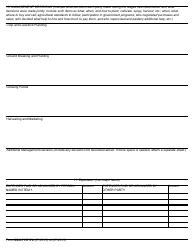 Form SSA-7157-F4 Farm Arrangement Questionnaire, Page 3