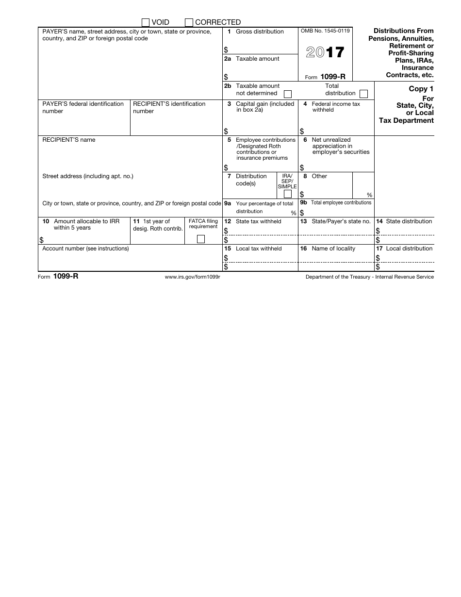 IRS Form 1099-r Distributions From Pensions, Annuities, Retirement or Profit-Sharing Plans, IRAs, Insurance Contracts, Etc., Page 3