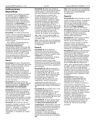 IRS Formulario 8300-SP (FinCEN Form 8300-SP) Informe De Pagos En Efectivo En Exceso De 10,000 Recibidos En Una Ocupacion O Negocio (Spanish), Page 5
