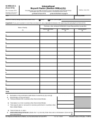 Document preview: IRS Form 5713 Schedule A International Boycott Factor (Section 999(C)(1))
