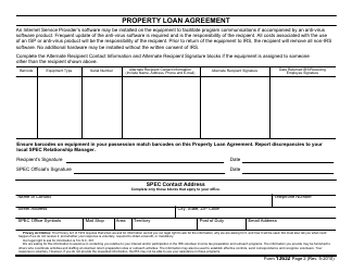 IRS Form 13632 Property Loan Agreement, Page 2