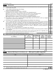 IRS Form 990-BL Information and Initial Excise Tax Return for Black Lung Benefit Trusts and Certain Related Persons, Page 2