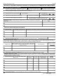 IRS Formulario 433-A (SP) Informacion De Cobro Para Los Asalariados Y Trabajadores Por Cuenta Propia (Spanish), Page 5