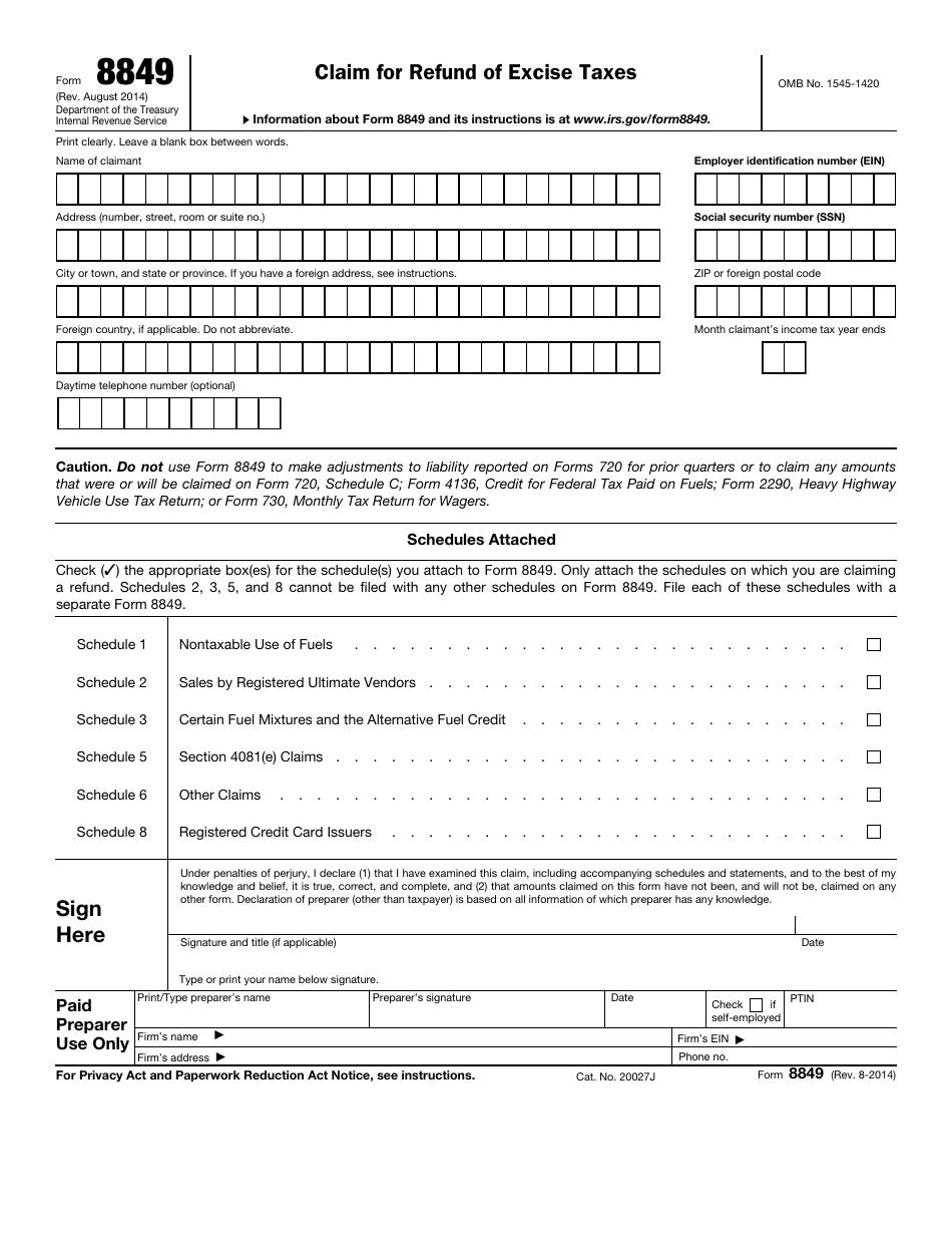 irs-form-8849-download-fillable-pdf-or-fill-online-claim-for-refund-of